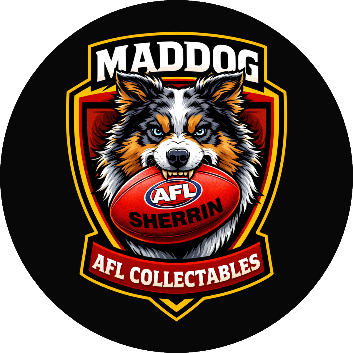Maddog's Trading Cards and Collectables logo